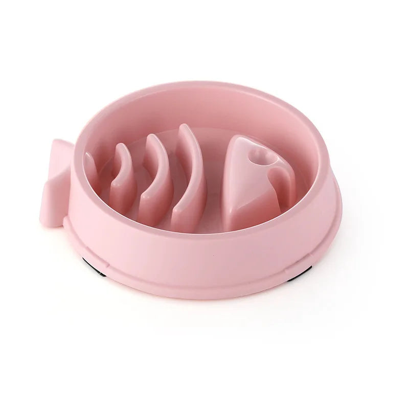 Anti-Choke Slow Feeder Pet Bowl