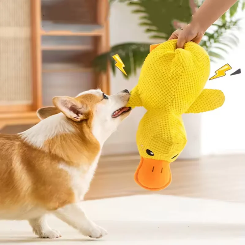 Squeaky Duck Comfort Plush Pet Toy