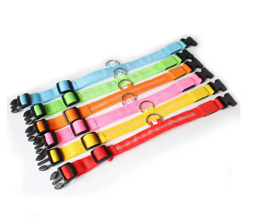 LED Light-Up Safety Dog Collar