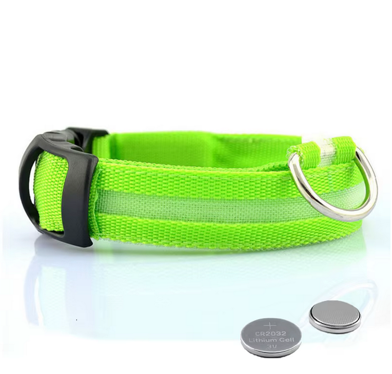 LED Light-Up Safety Dog Collar