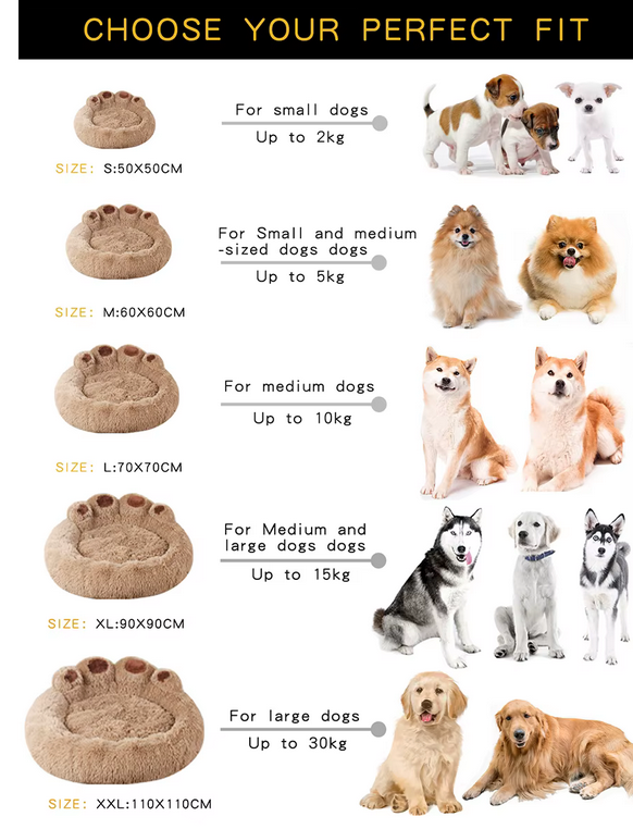 Fluffy Warm Pet Bed