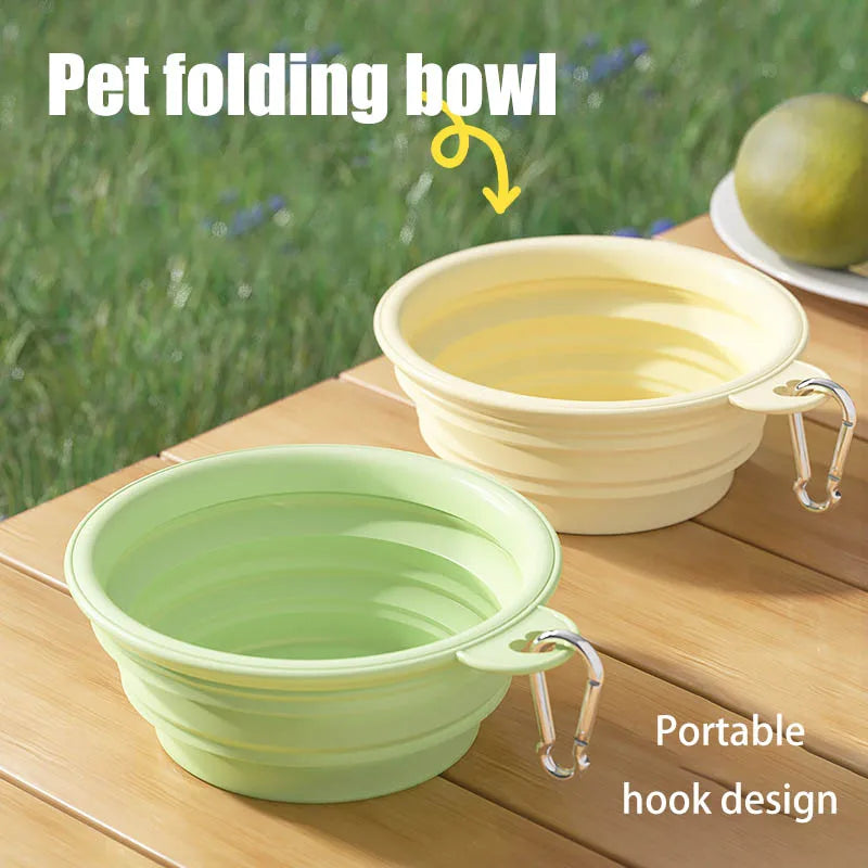 Foldable Silicone Dog & Cat Bowl