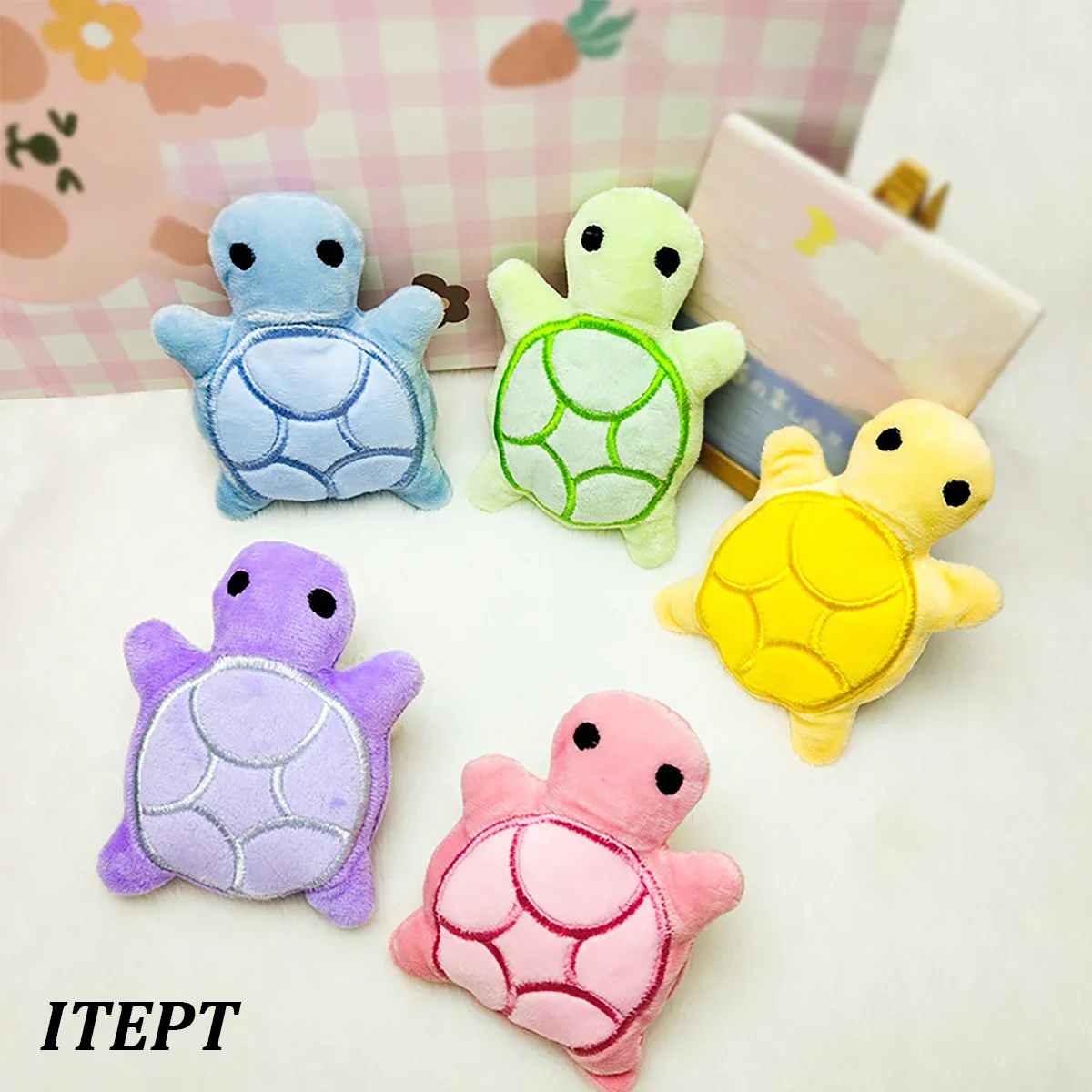 Mini Turtle Plush Puppy Chew Toy