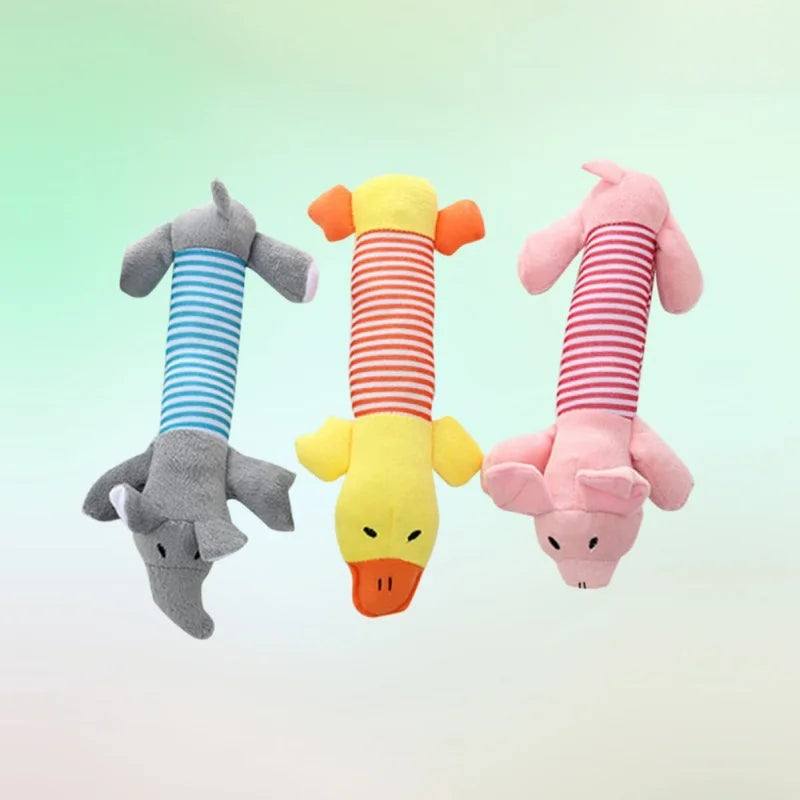 Squeaky Plush Dog Chew Toy