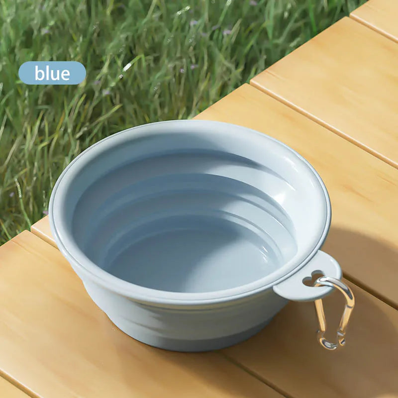 Foldable Silicone Dog & Cat Bowl
