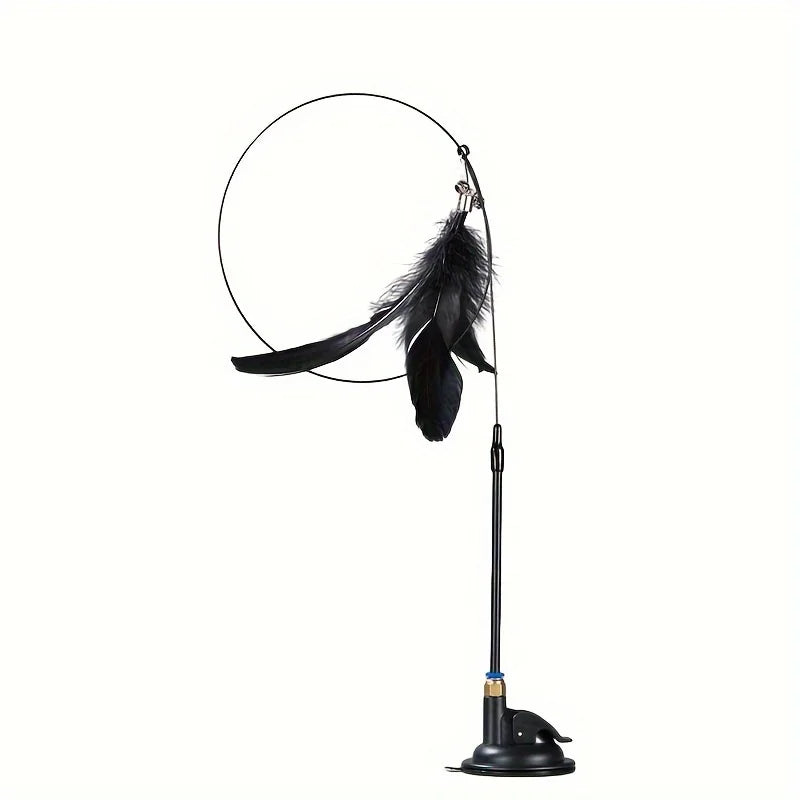 Feather Wand Cat Teaser Toy