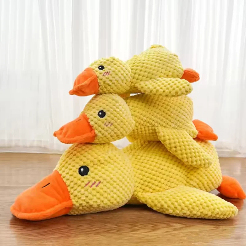 Squeaky Duck Comfort Plush Pet Toy