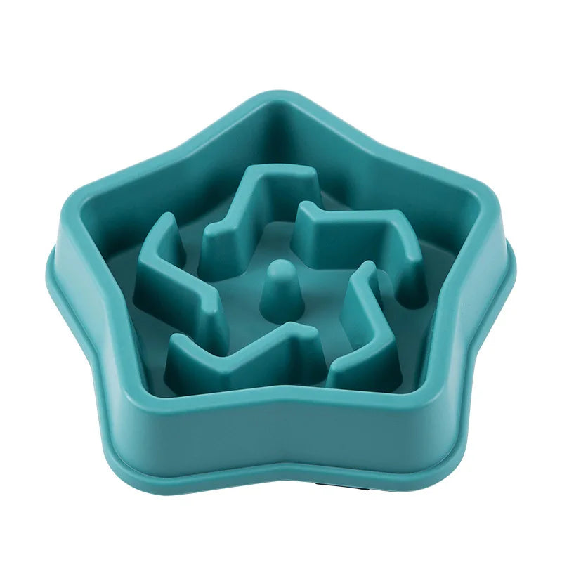 Anti-Choke Slow Feeder Pet Bowl