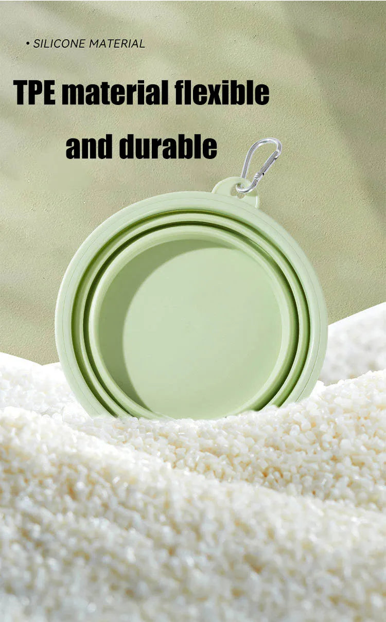 Foldable Silicone Dog & Cat Bowl