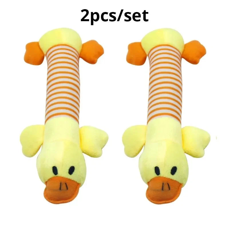 Squeaky Plush Dog Chew Toy