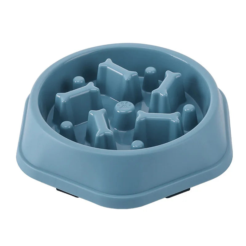Anti-Choke Slow Feeder Pet Bowl
