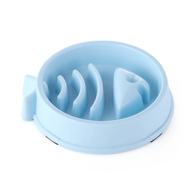Anti-Choke Slow Feeder Pet Bowl