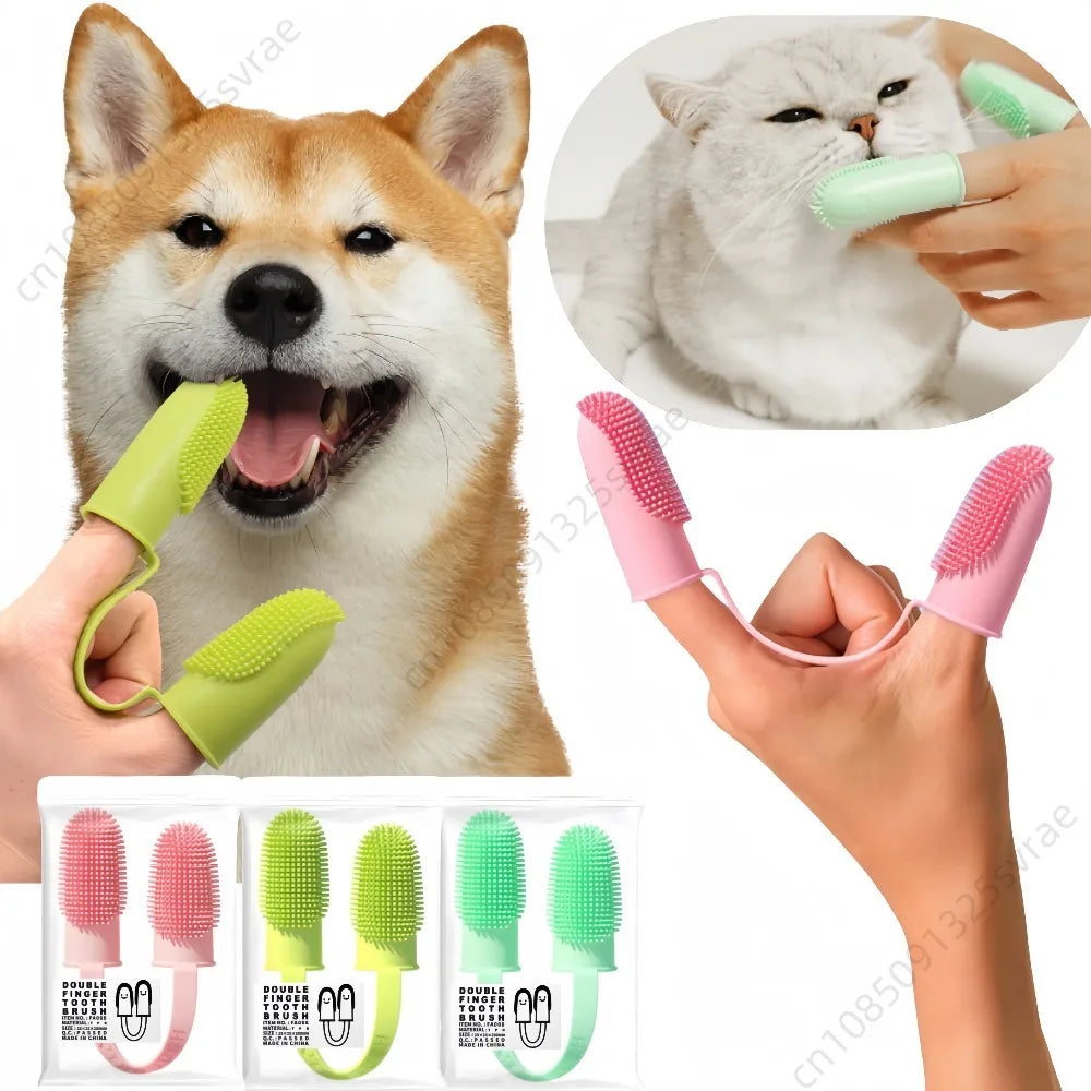 Double Finger Toothbrush